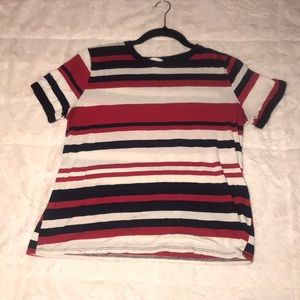 Soft stripped summer blouse.